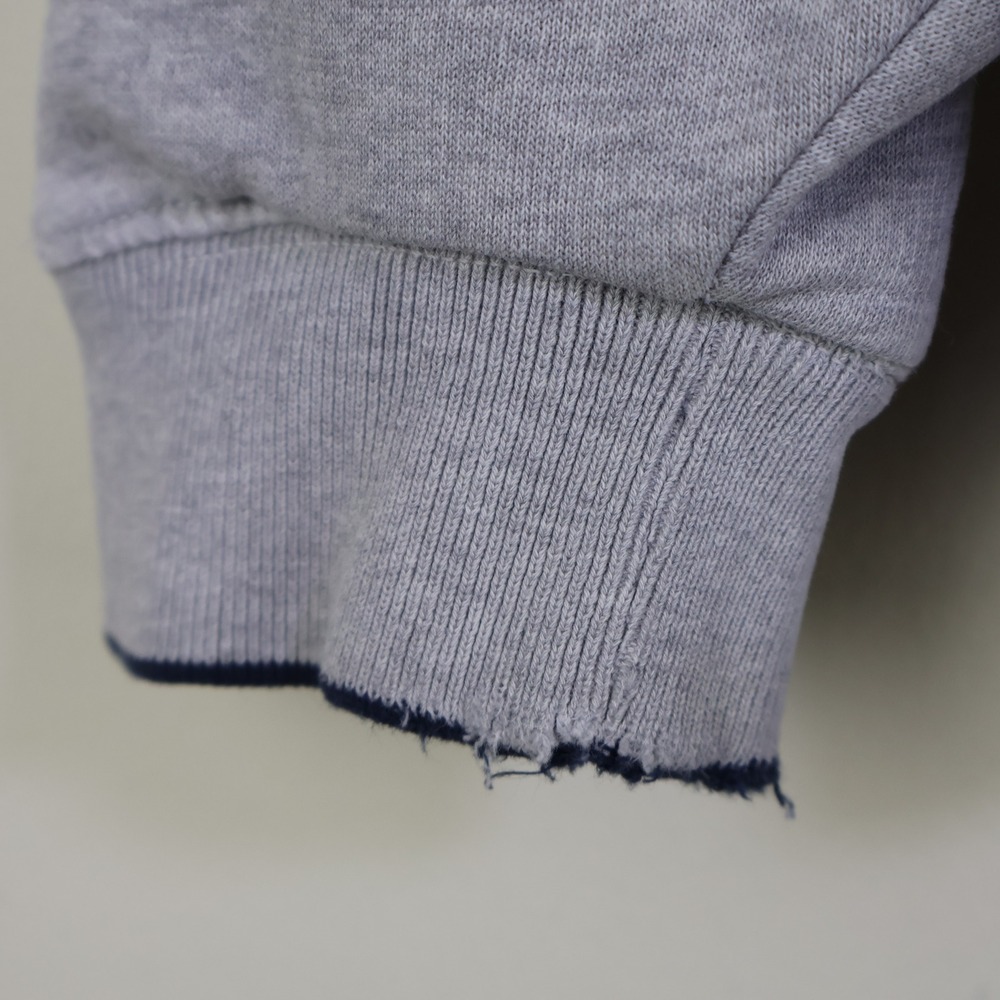 Vintage 90s C&B Sport America Flag Sweatshirt Size Large Gray Oversized - Picture 5 of 15